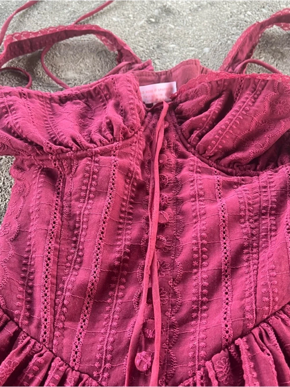 Fae Dress in Garnet - Picture 5 of 12